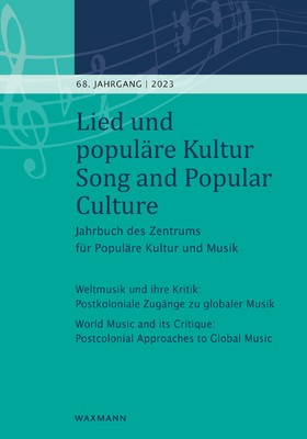 Titeleinband des Jahrbuchs des Zemtrums für Populäre Kultur und Musik, Band 68: Weltmusik und ihre Kritik