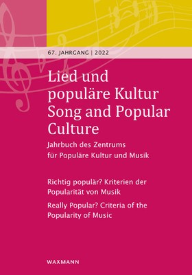 Titeleinband des Jahrbuchs des Zentrums für Populäre Kultur und Musik, Band 67: Richtig populär?